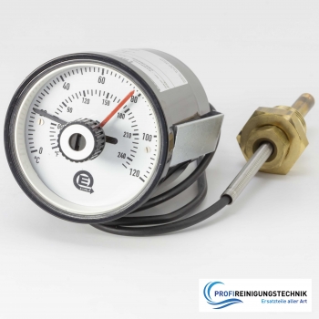Thermometer mit Fernkontakt einstellbar